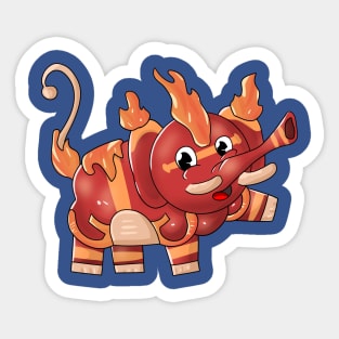 Fakemon Elephant FIRJAH Sticker